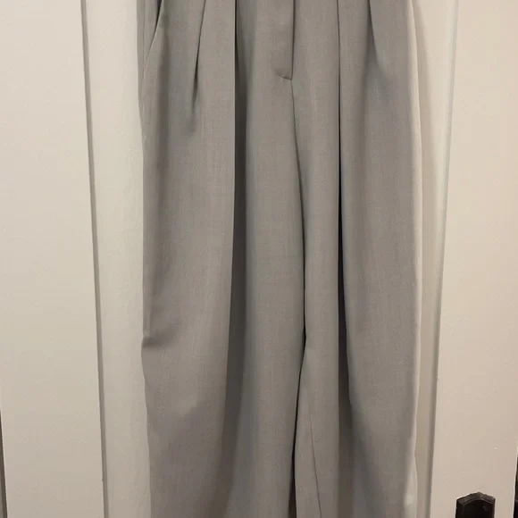 Gray Trousers with white Waistband - Small - Picture 2 of 5